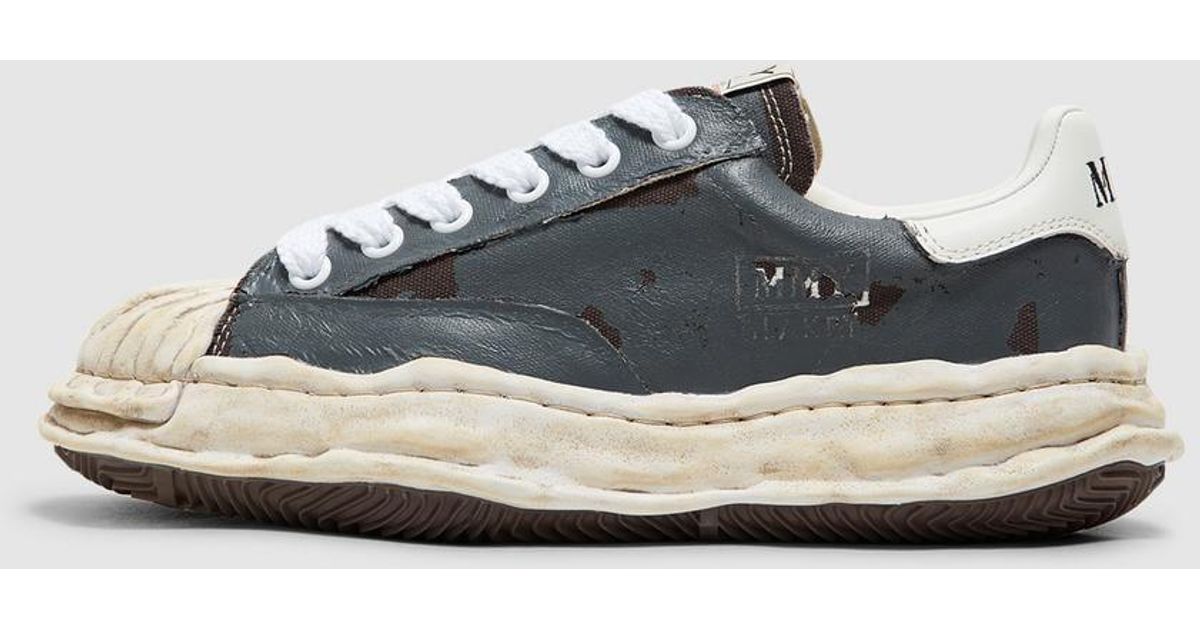 Maison Mihara Yasuhiro Blakey Og Sole Torn Sneaker in Grey | Lyst UK