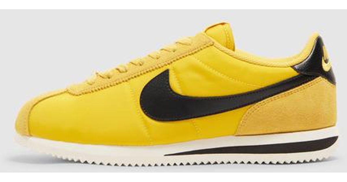 Nike cortez yellow discount