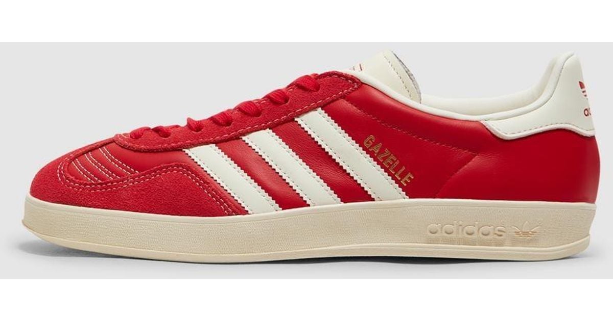 adidas Gazelle Indoor Sneaker (Better Scarlet/Cream/ Met in Red | Lyst