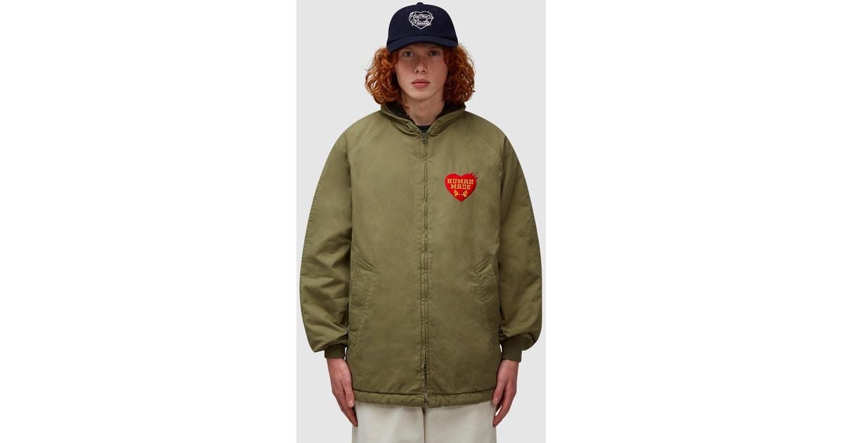 Human Made Deck Jacket ( Drab in Green for Men | Lyst UK