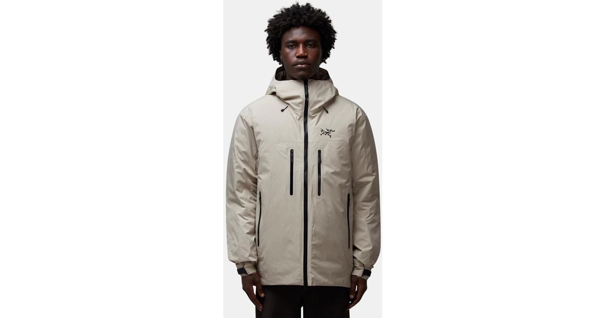 Arc'teryx Insulated Gore-Tex Mountaineering Jacket in Grey for Men