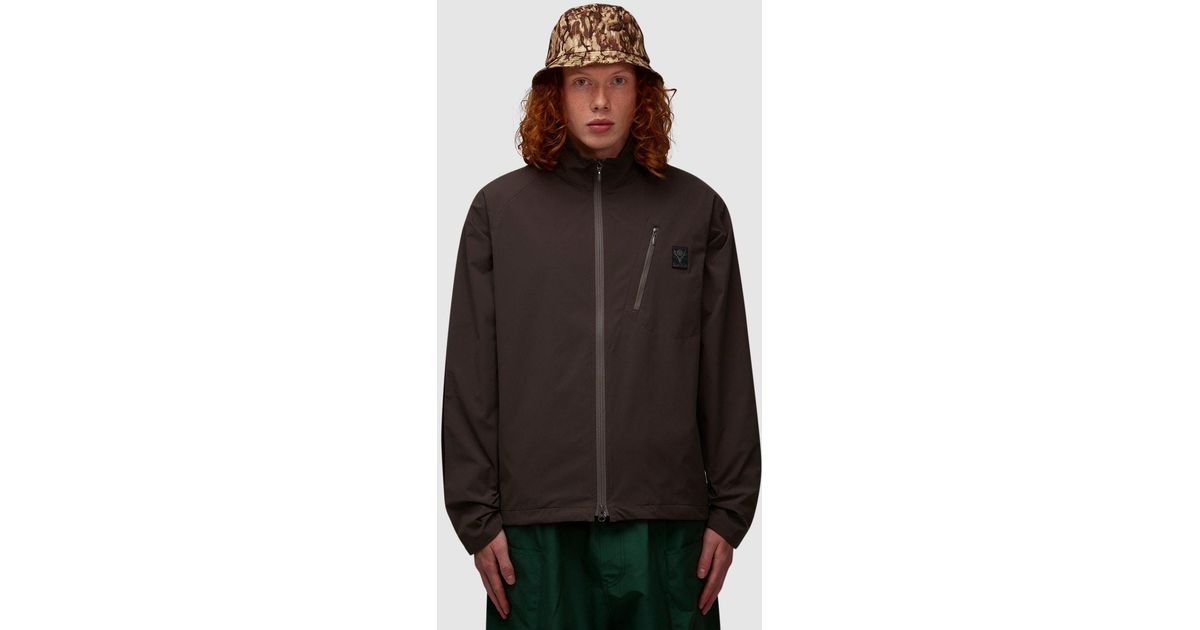 South2 West8 Zipped Trail Shirt Jacket in Black for Men | Lyst