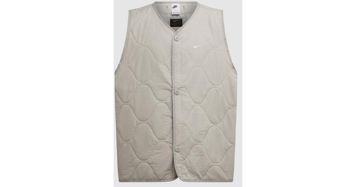 Nike Life Woven Insulated Military Vest in White for Men | Lyst