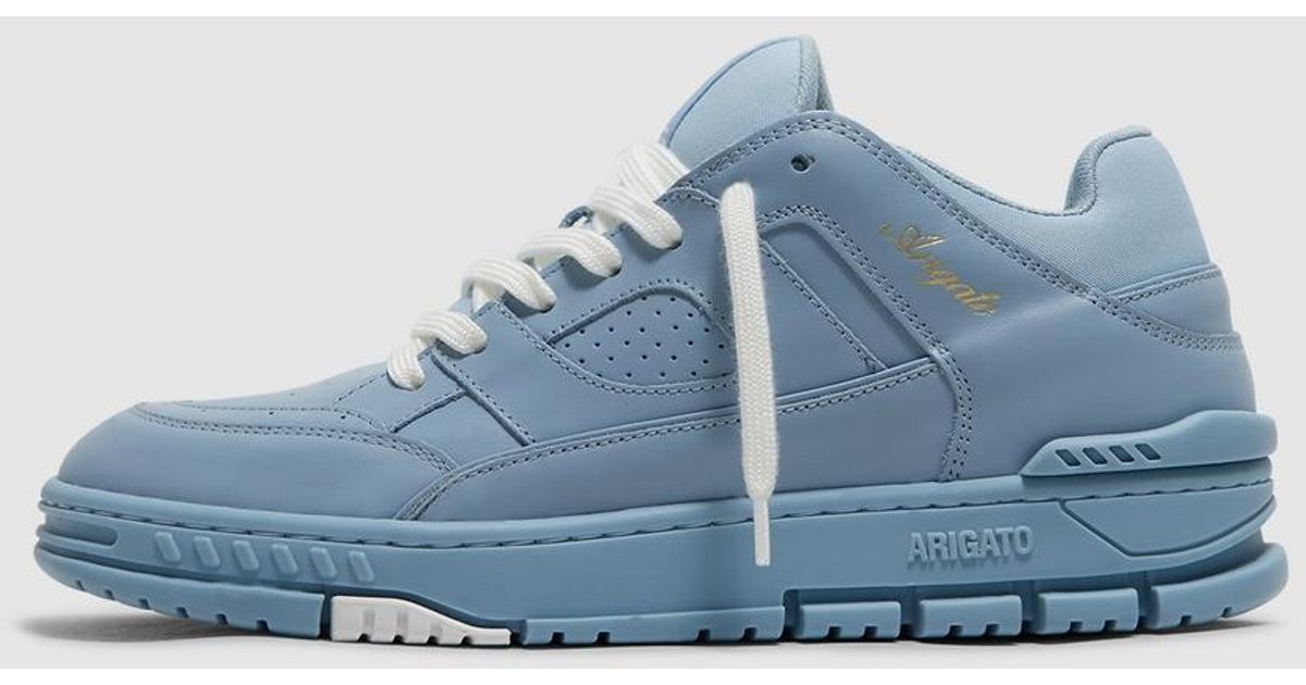 Axel Arigato Area Lo Label Sneakers in Light Grey & Blue AXEL ARIGATO - Area Lo Sneaker main image 3