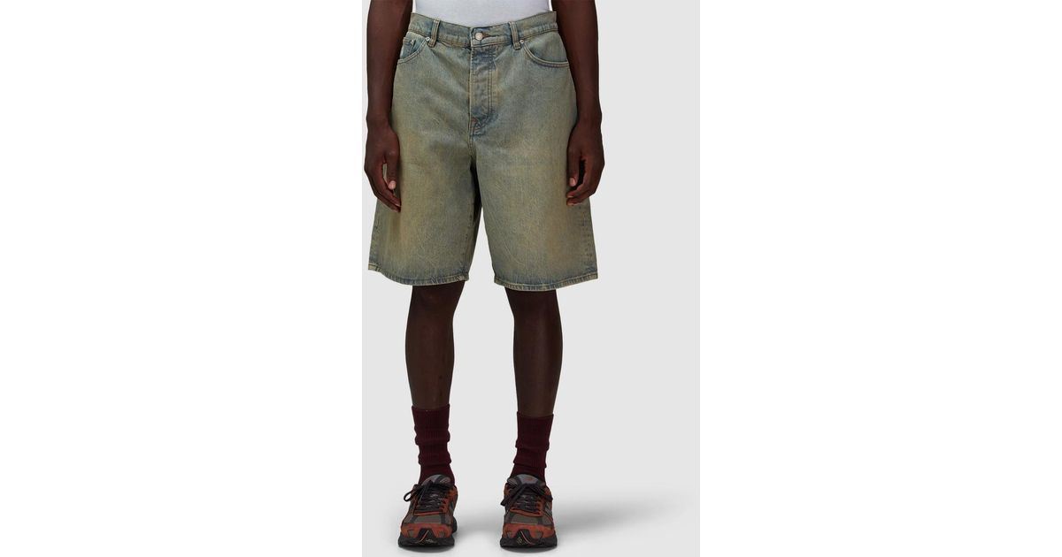 Stussy Denim Big Ol Short (Beach Wash in Natural for Men | Lyst UK