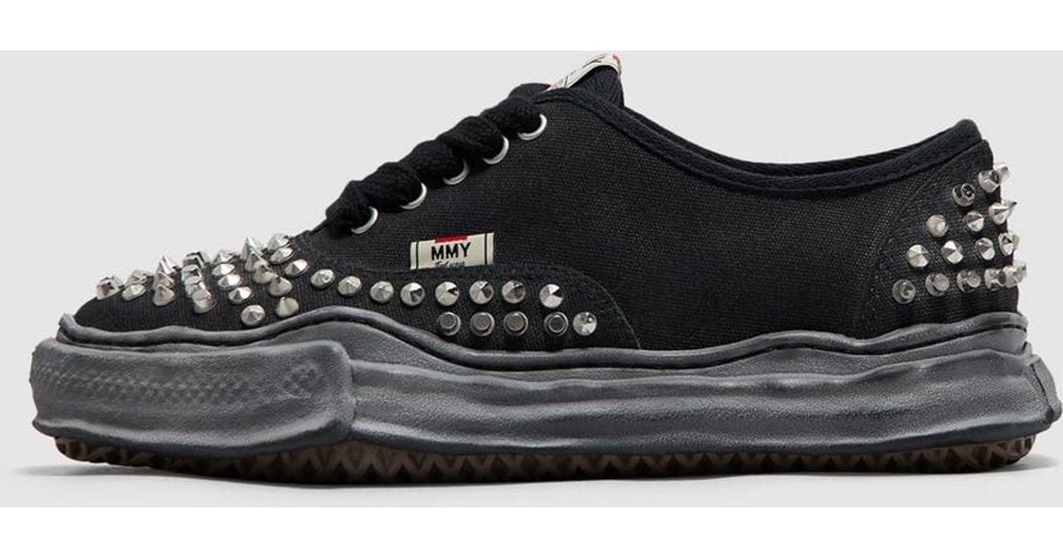 Maison Mihara Yasuhiro Baker Og Sole Studded Canvas Sneaker