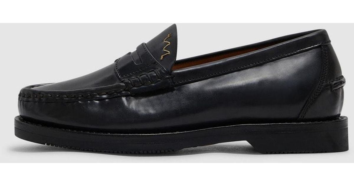 Visvim Fabro Folk Loafer ( in Black for Men | Lyst