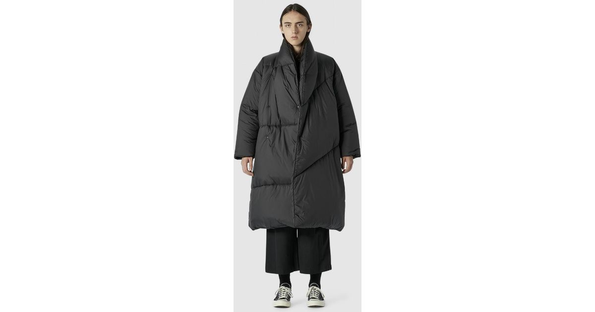 down wrap coat