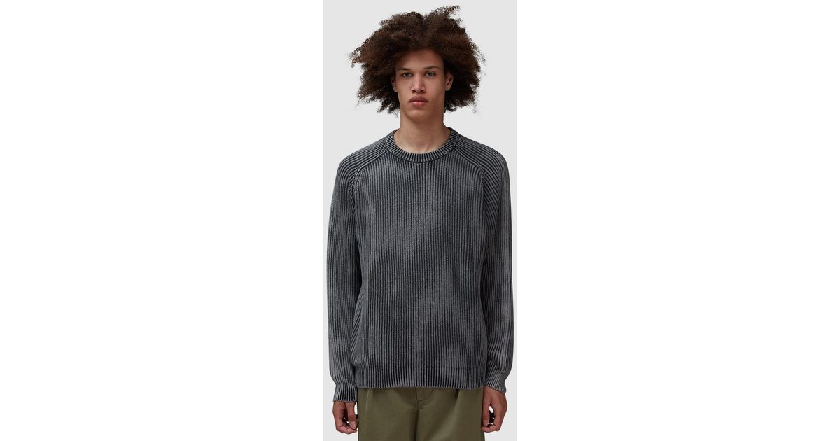 Noah Summer Shaker Sweater in Gray for Men | Lyst