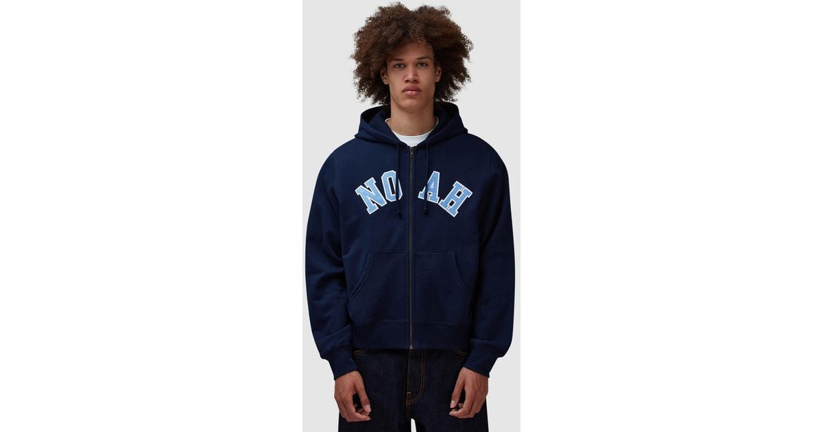 Noah Arch Applique Hoodie in Blue for Men | Lyst