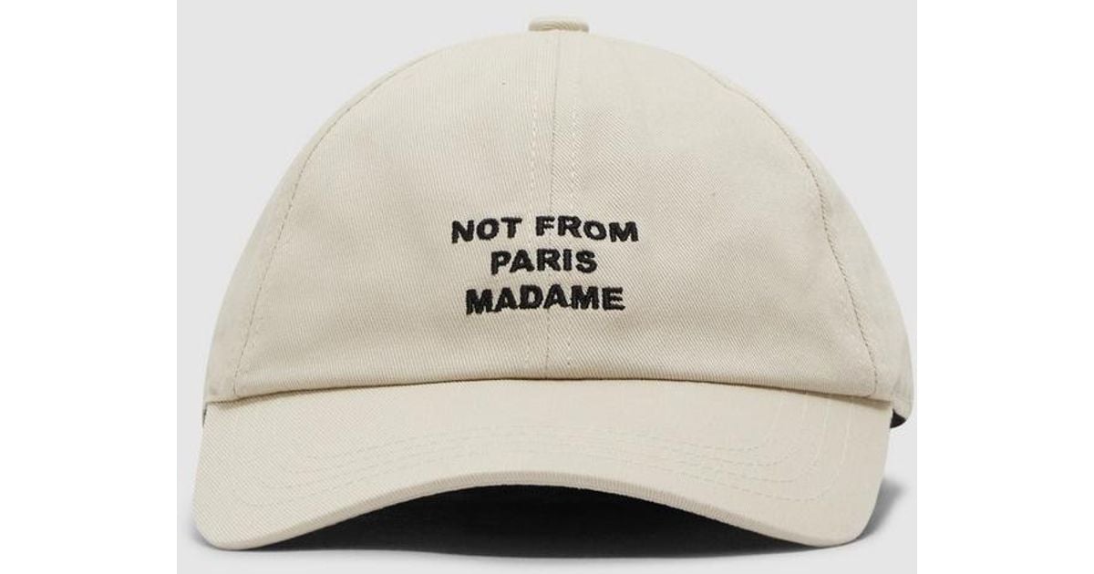 Drole de Monsieur Not From Paris Madame Cap ( in Natural | Lyst UK