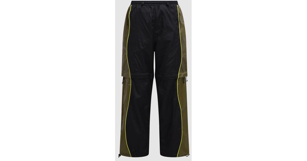 Brain Dead Thermo Heat Zip Off Running Pant in Black for Men | Lyst