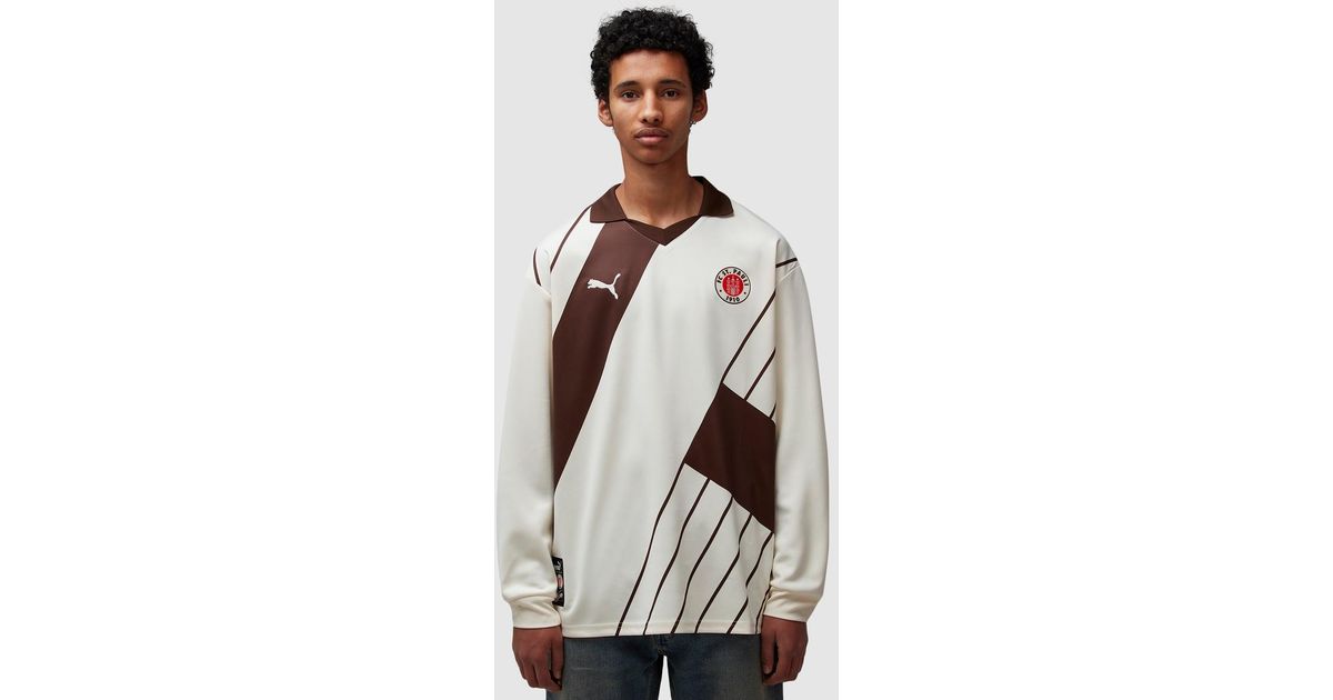 PUMA X St.Pauli Fc Longsleeve Jersey Top for Men | Lyst