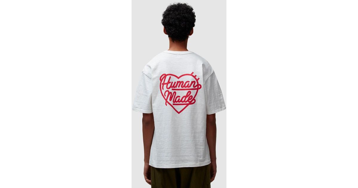 Human Made Pocket Heart Logo T-Shirt in Red for Men | Lyst