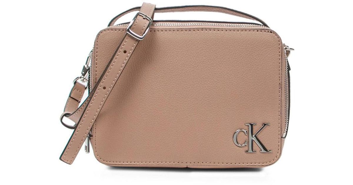 Calvin Klein Handbag in Brown | Lyst