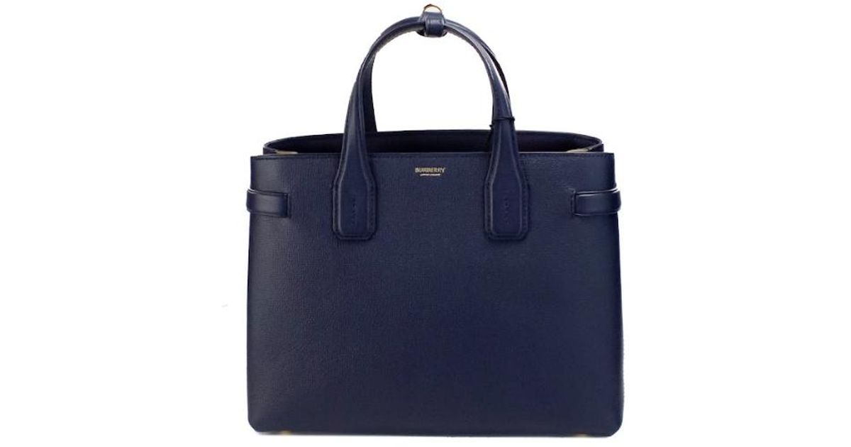 ハンドバッグ BURBERRY Handbags Women Leather Blue/Dark Blue Burberry Blue Leather Shoulder Bag Crossbody Satchel 7.9