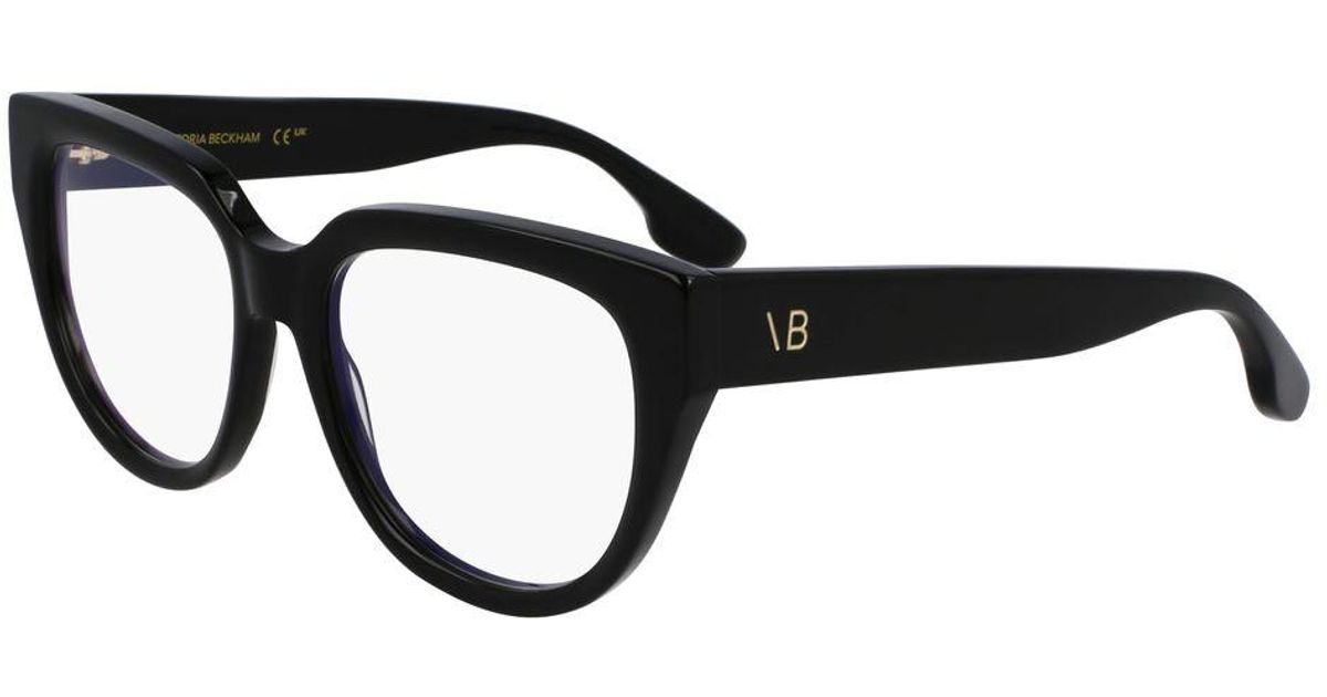 Victoria Beckham Black Plastic Glasses (Frames)