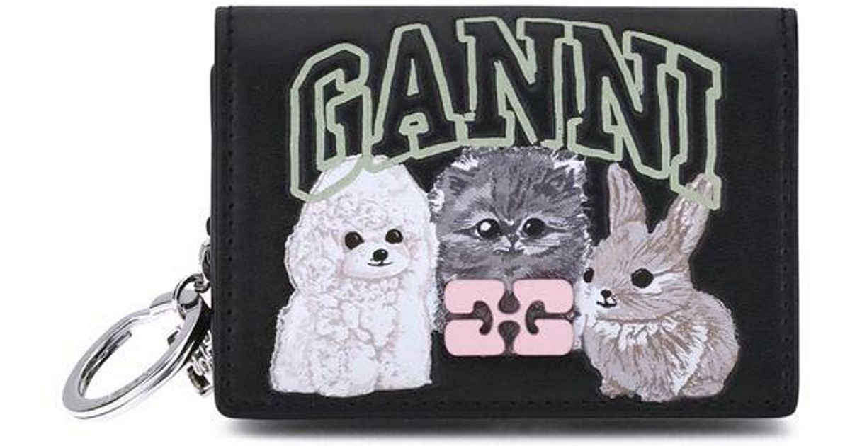 GANNI Card Holder Cat Signature main image 1