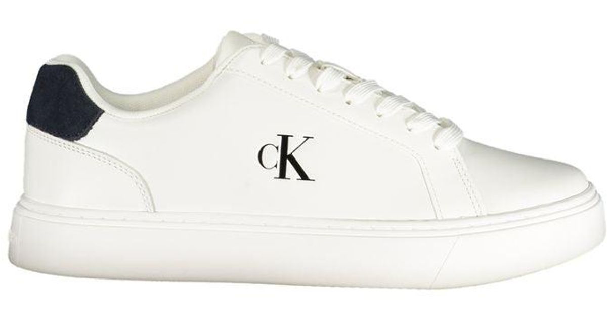 Calvin Klein Bianco Polyester Woman Sneaker