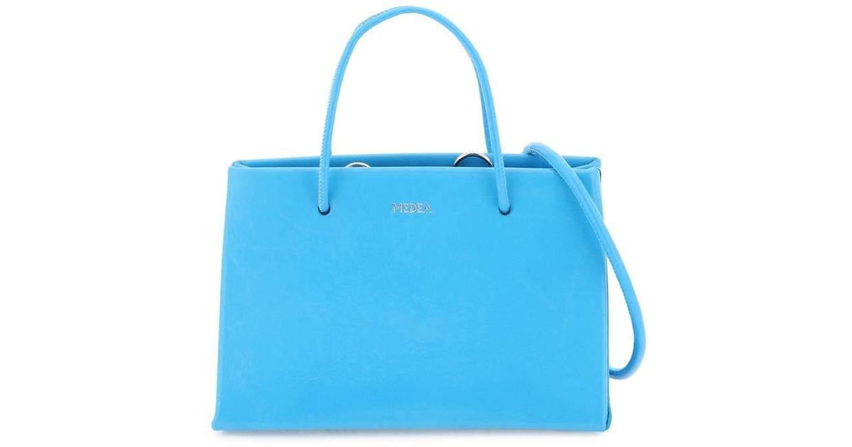 MEDEA Mini 'cydonia' Leather Bag in Blue | Lyst
