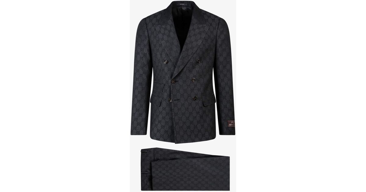 Gucci Suit in Blue for Men Lyst