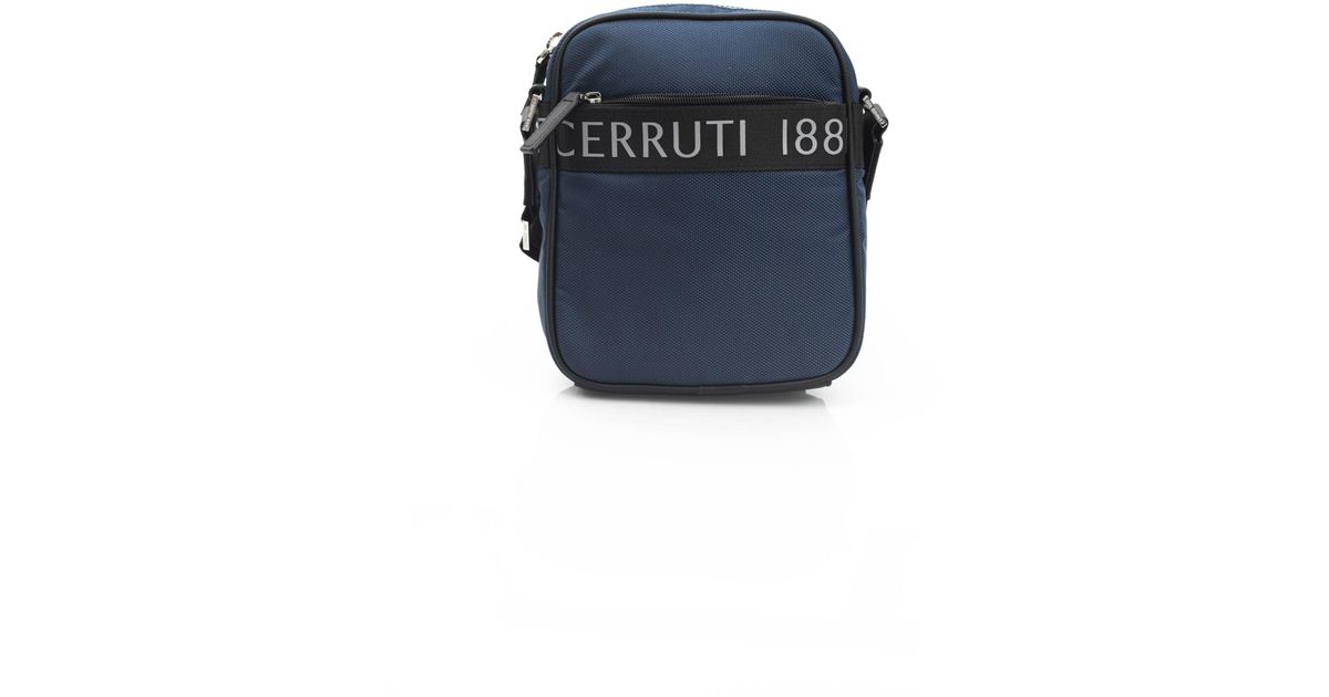 Cerruti 1881 Nylon Messenger Bag in Blue for Men | Lyst