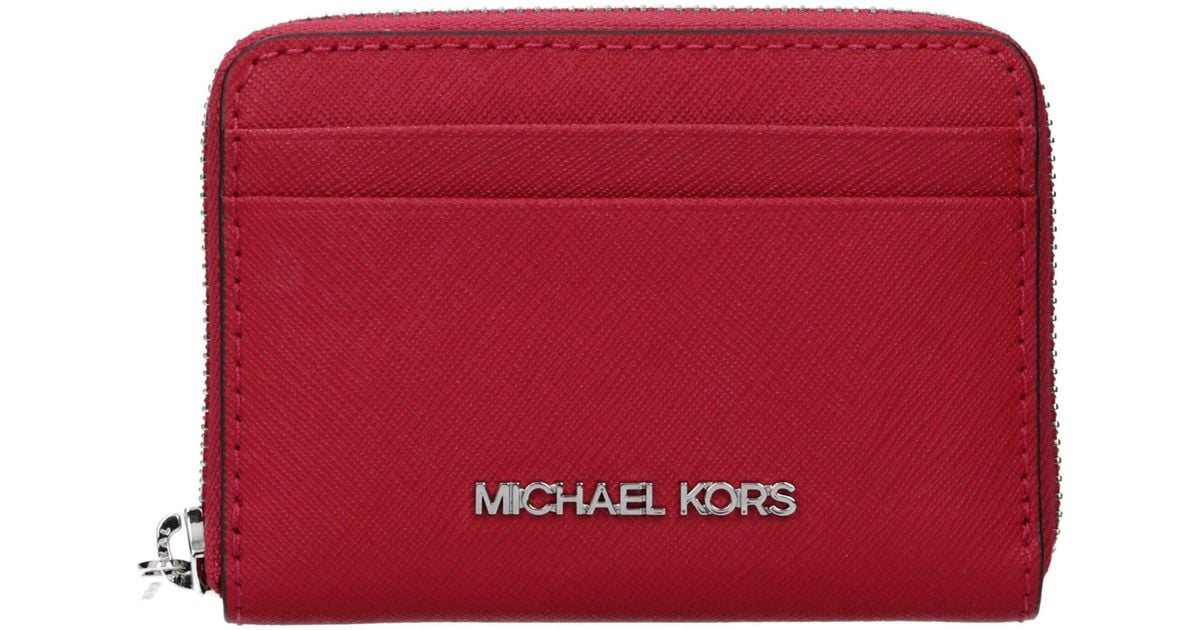 Michael Kors Light Blue Leather Cardholder