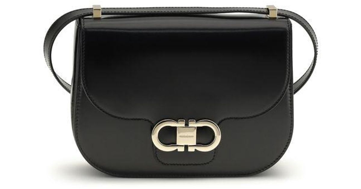 Balmain Black Calf Leather Bos Taurus Handbag