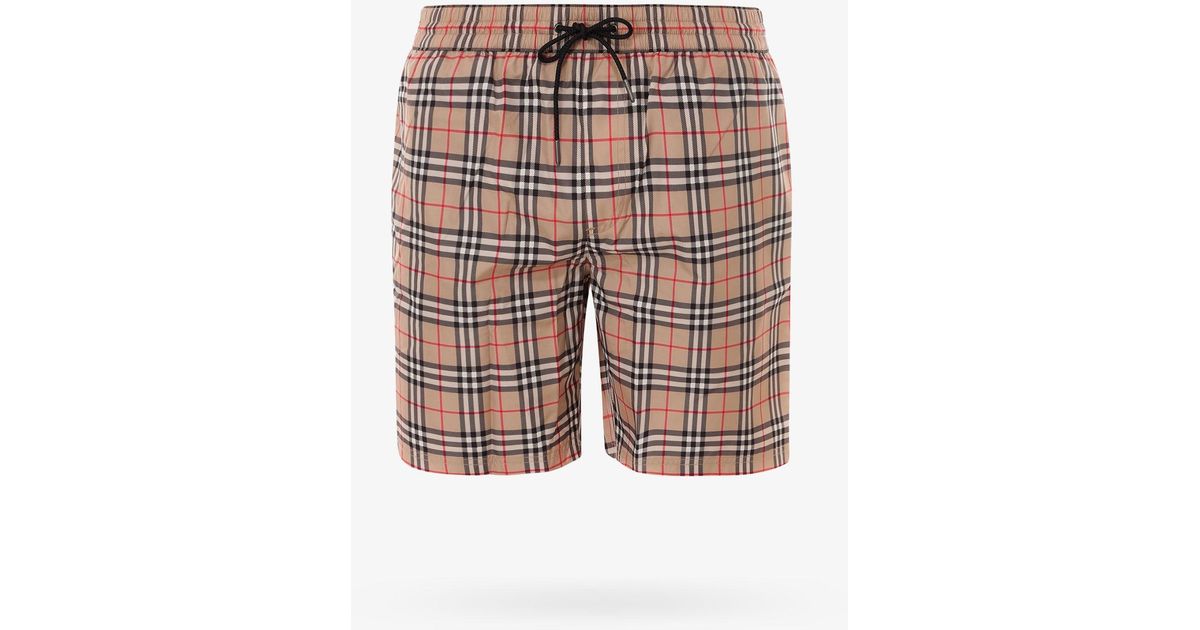 Burberry Swimwear in White for Men Lyst