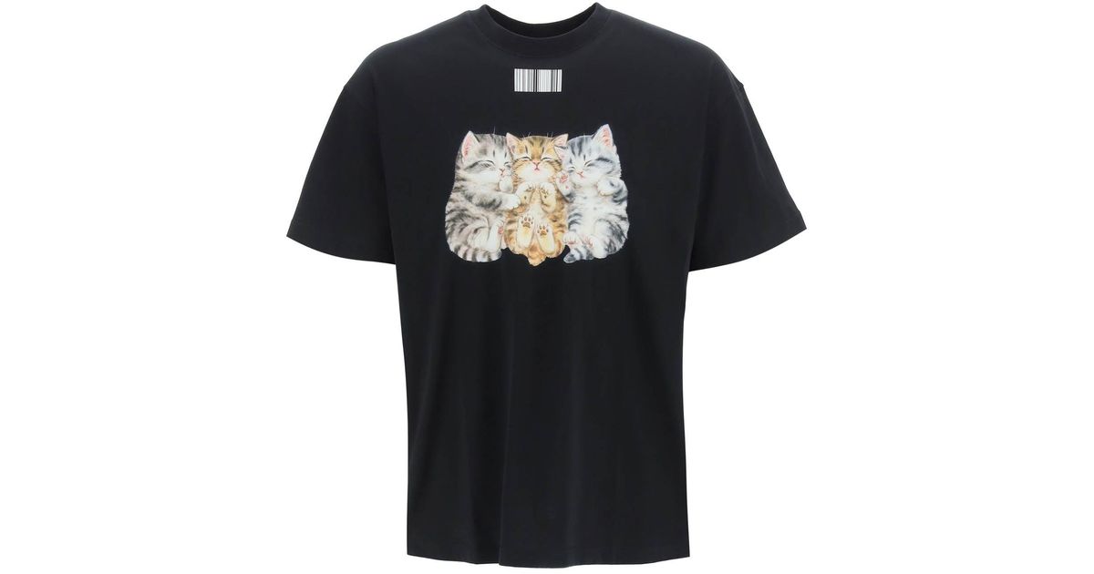 VTMNTS Cute Cat T-Shirt ヴェトモン Vetements