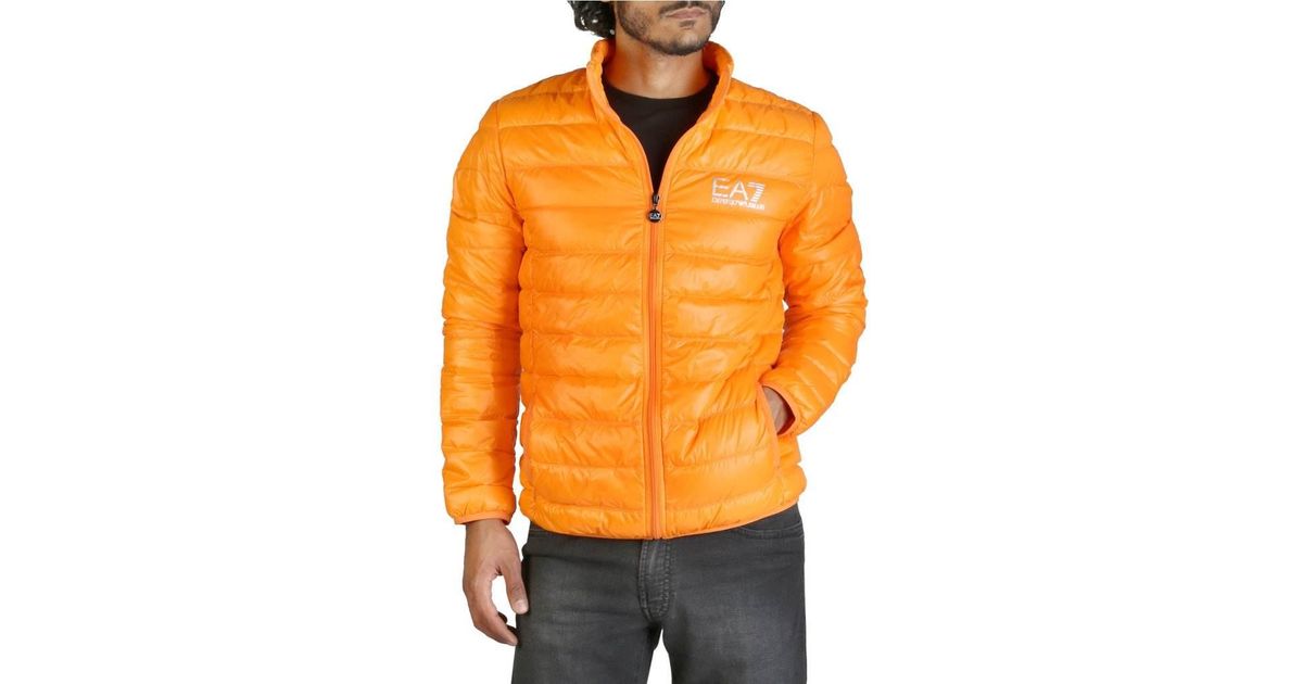 ea7 orange jacket