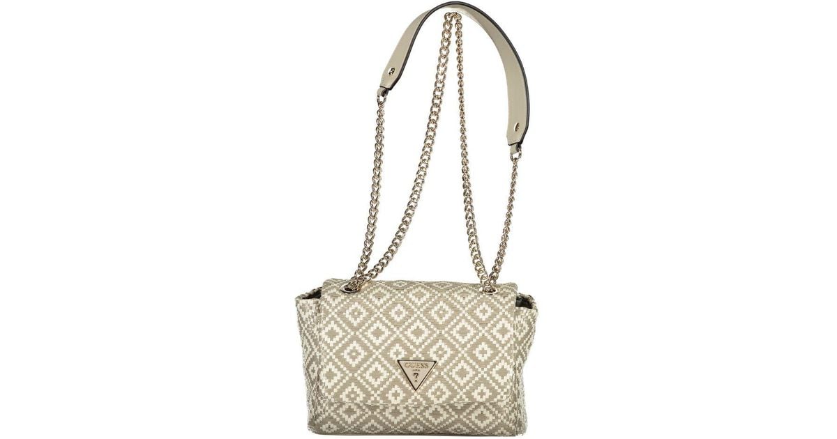 Guess Jeans Beige Polyethylene Handbag