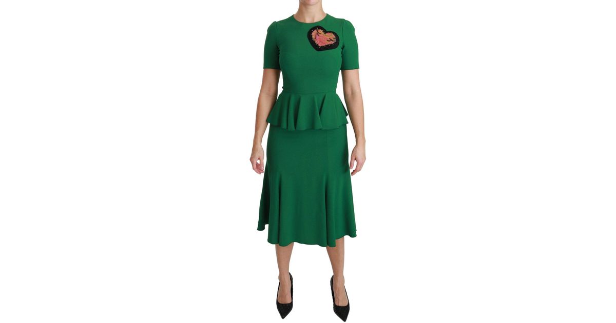 Dolce & Gabbana Red Viscose Sheath Bodycon Mermaid Dress