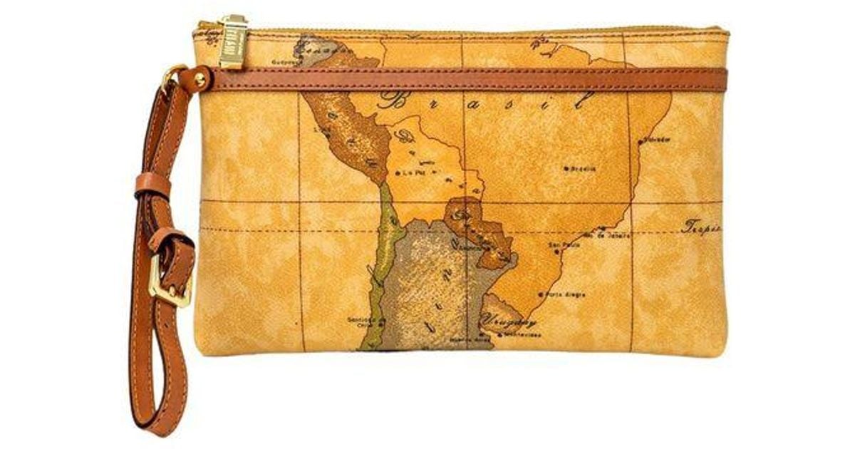 Portafoglio Alviero Martini 1A Classe - Modello W02260000010 In Pelle Beige | Trama Iconica - Foto 4