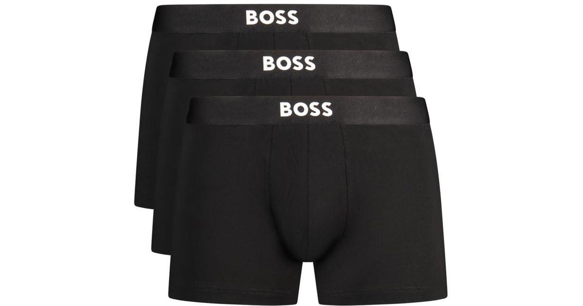 Hugo Boss Black Cotton Men Boxer main image 1