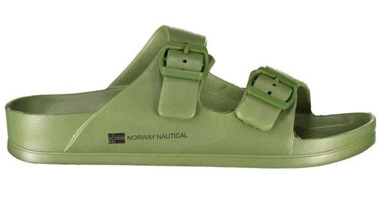 Norway 1963 Verde Plastica Mens Ciabatta in Green for Men 