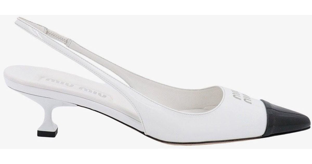 miu miu slingback shoes