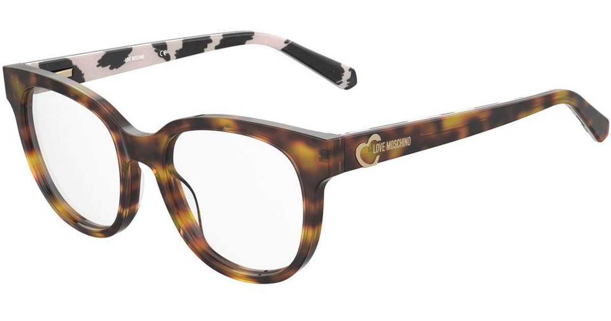 Love Moschino Burgundy Acetate Glasses (Frames)