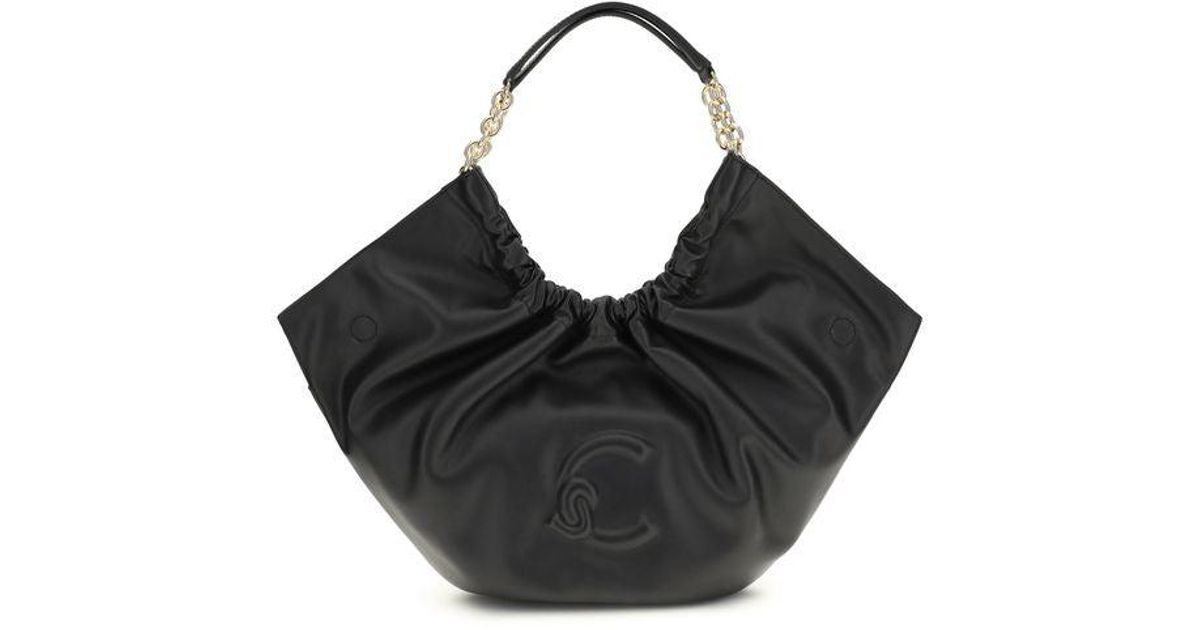 Burberry Black Calf Leather Bos Taurus Shoulder Bag