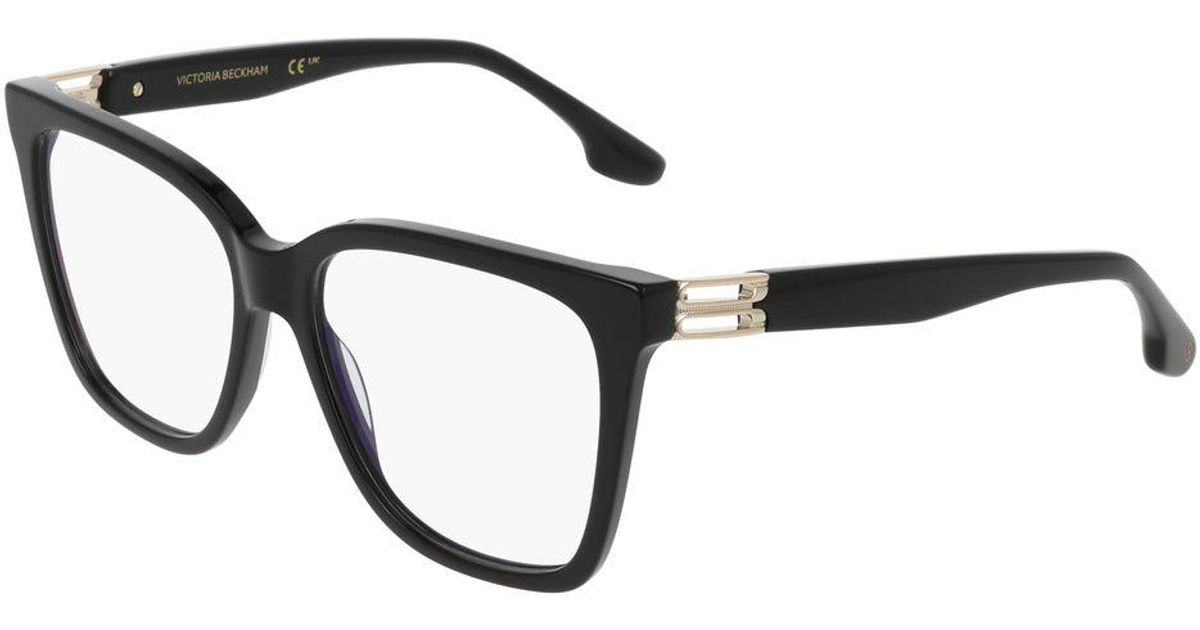 Victoria Beckham Black Metal Glasses (Frames)