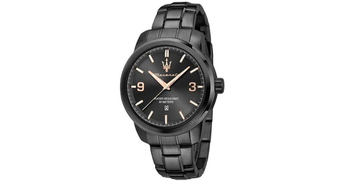 Maserati Brown Leather Dress Watch main image 1
