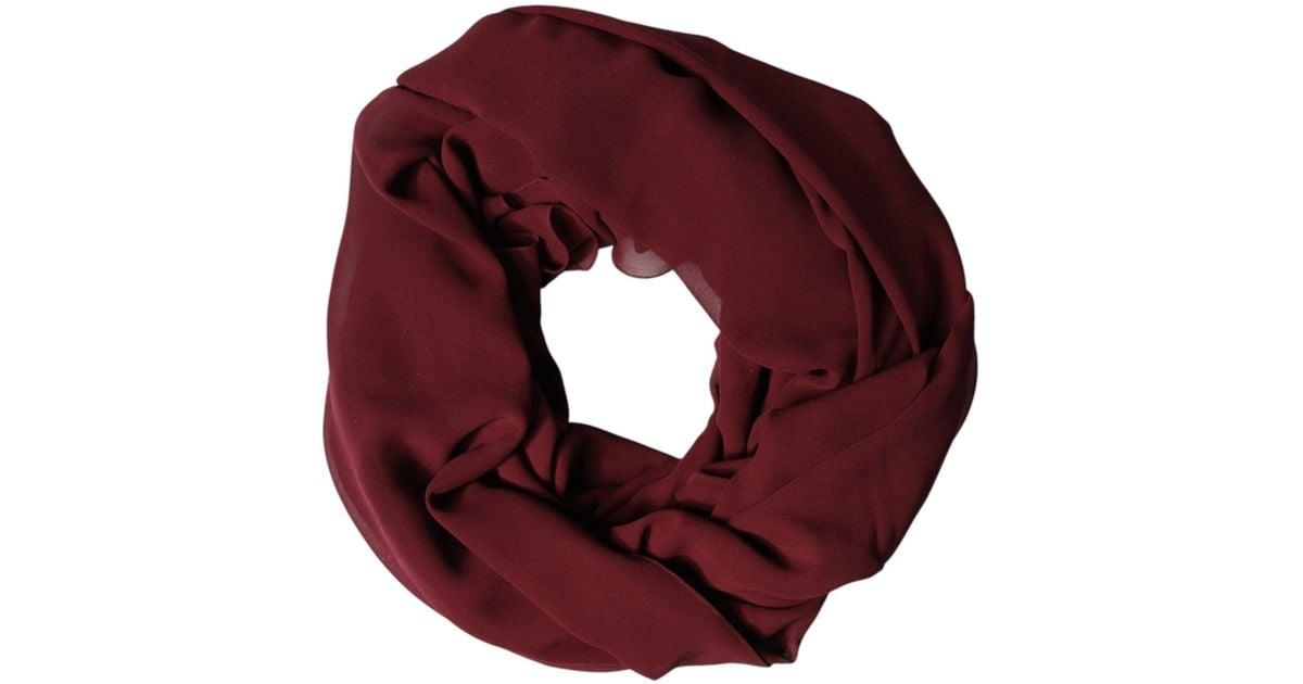 Dolce & Gabbana Purple Stole Silk Neck Wrap Shawl Men Scarf main image 0