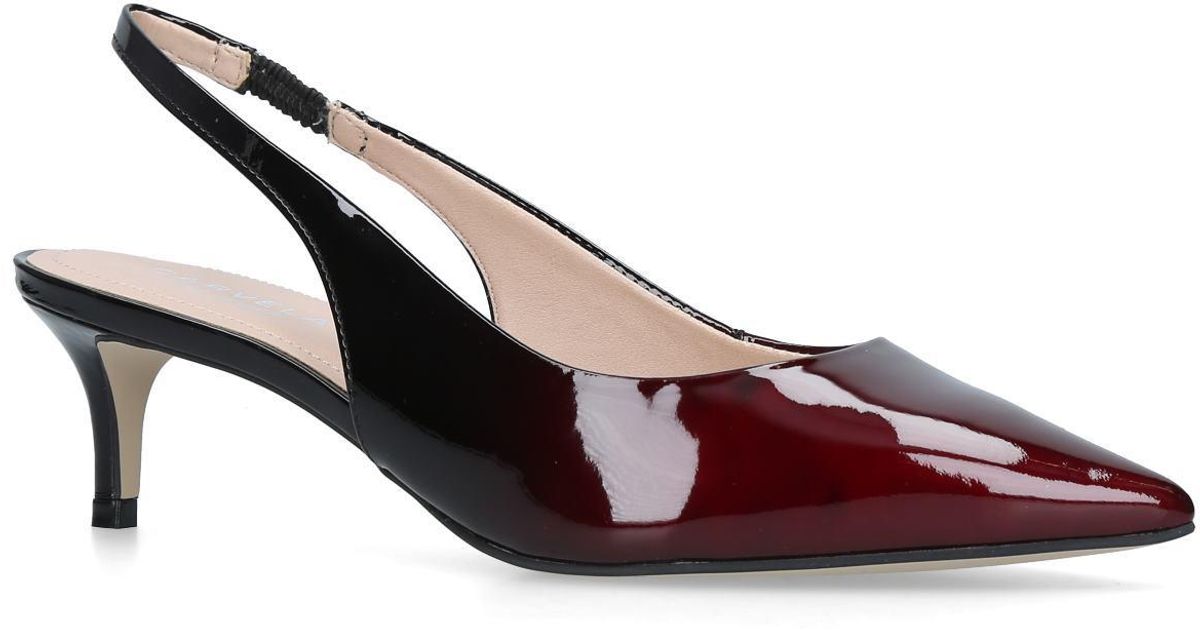 carvela alita slingback court shoes