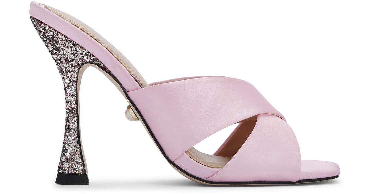 Miss Kg Pink Glitter Stiletto Heels | Lyst UK