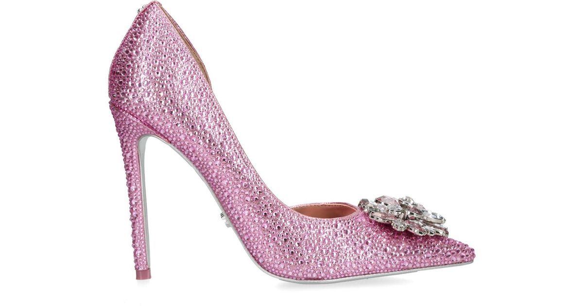 Carvela Kurt Geiger Pink Crystal Heels | Lyst UK