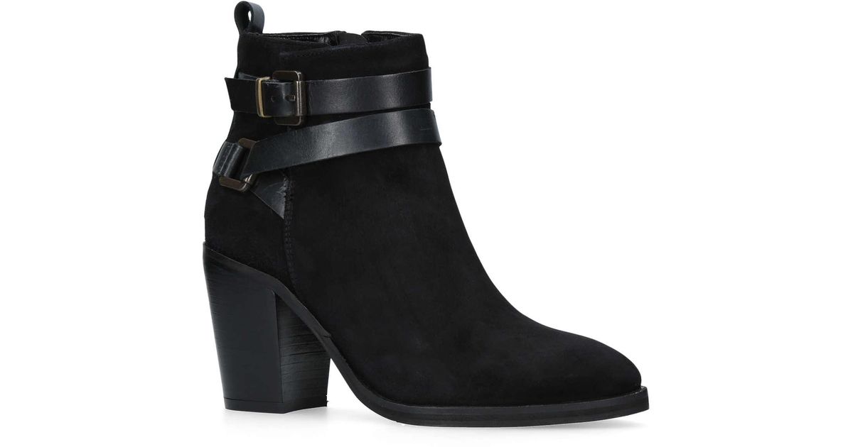 Black Suede Ankle Boots Chelsea 