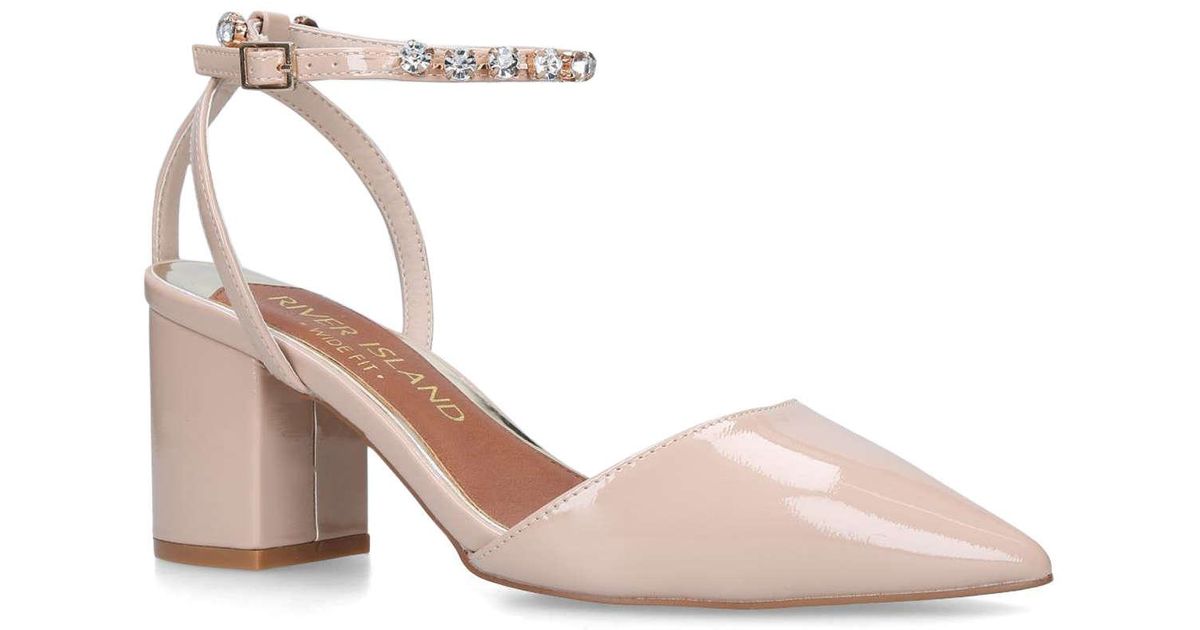 pale pink wide fit shoes