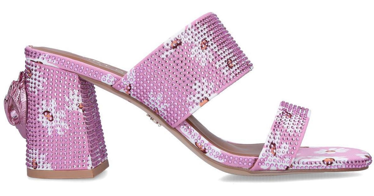 Kurt Geiger Women's Heeled Sandals Kensington Block in Pink Lyst