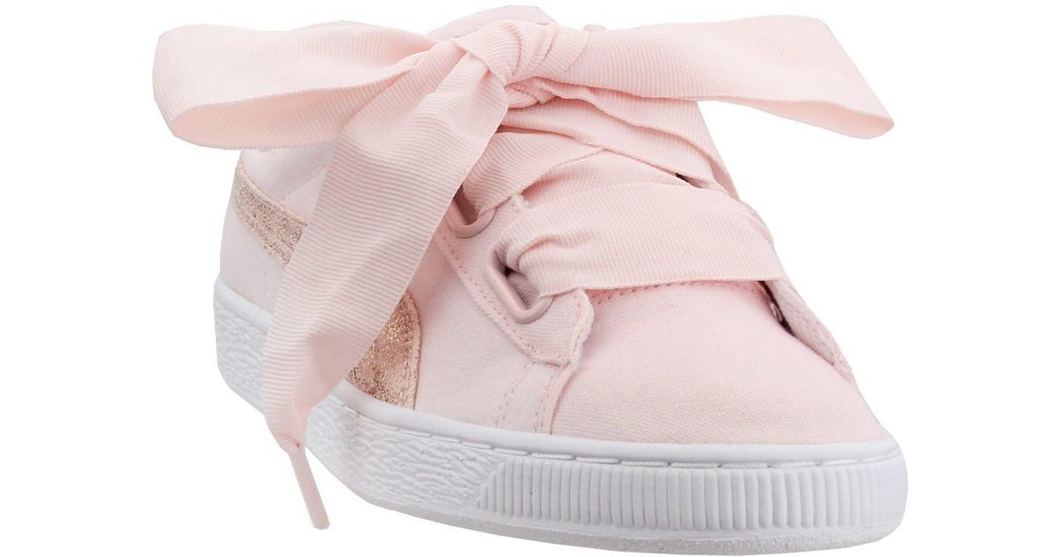 puma basket heart canvas sneaker puma basket heart canvas sneaker