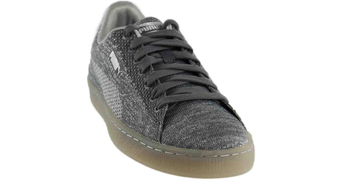 puma basket knit metallic puma basket knit metallic